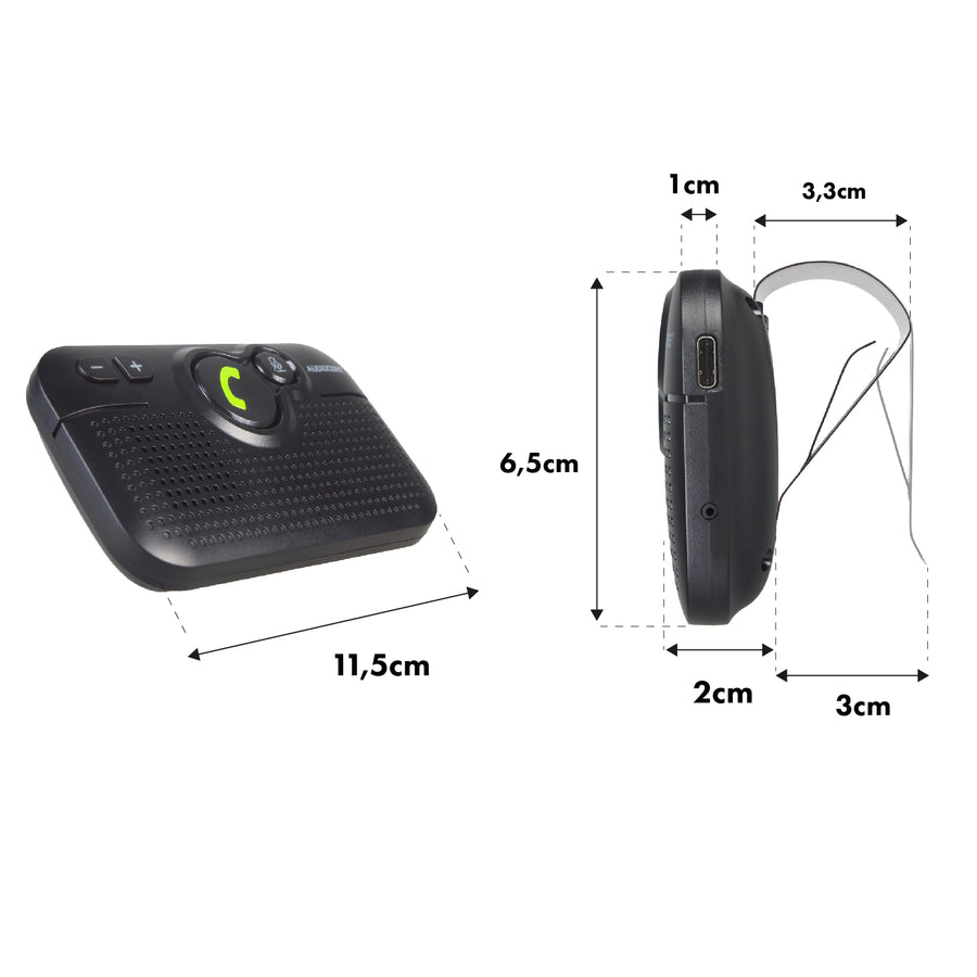 De Audiocore AC475 Bluetooth 5.0-handsfree-set ondersteunt Google en Siri