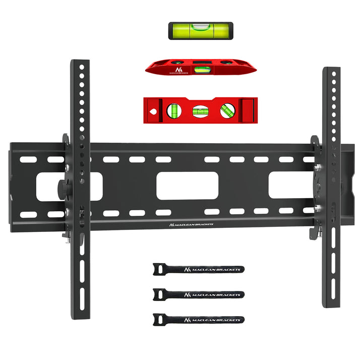 Maclean - TV-Beugel / TV-houder- max VESA 600x400, 32-90", 80kg, kantelverstelling +15°~-15°, MC-421