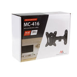 Maclean - Beugel voor TV of monitor - TV-Beugel - Monitorhouder - Muurbeugel - max. VESA 100x100, 13-32", 30kg, zwart, MC-416