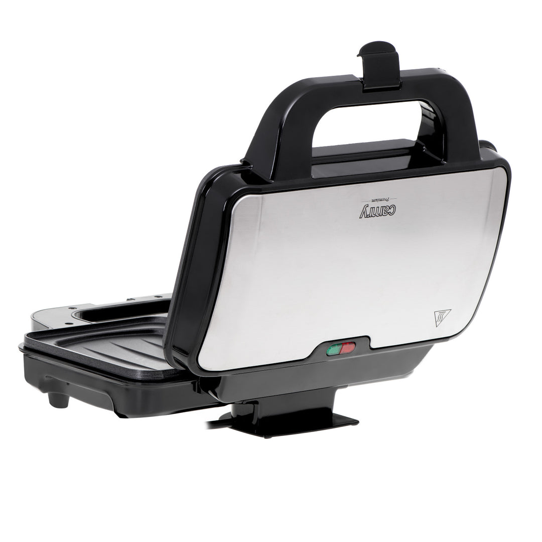 Camry sandwichmaker, voor 2 sandwiches, maximaal vermogen 1300 W, antiaanbaklaag, CR 3054
