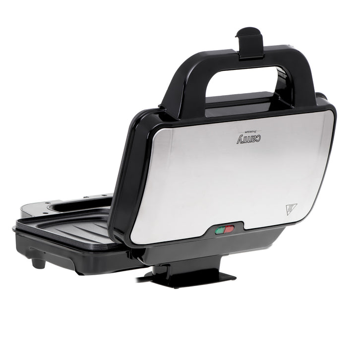 Camry sandwichmaker, voor 2 sandwiches, maximaal vermogen 1300 W, antiaanbaklaag, CR 3054
