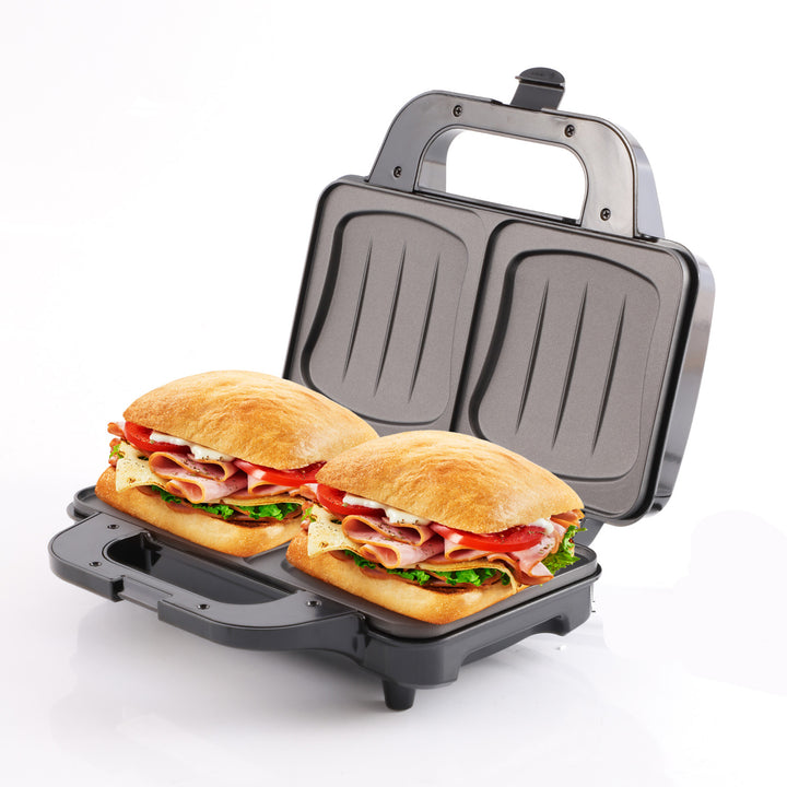 Camry sandwichmaker, voor 2 sandwiches, maximaal vermogen 1300 W, antiaanbaklaag, CR 3054