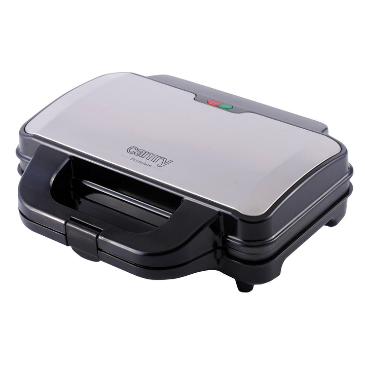 Camry sandwichmaker, voor 2 sandwiches, maximaal vermogen 1300 W, antiaanbaklaag, CR 3054