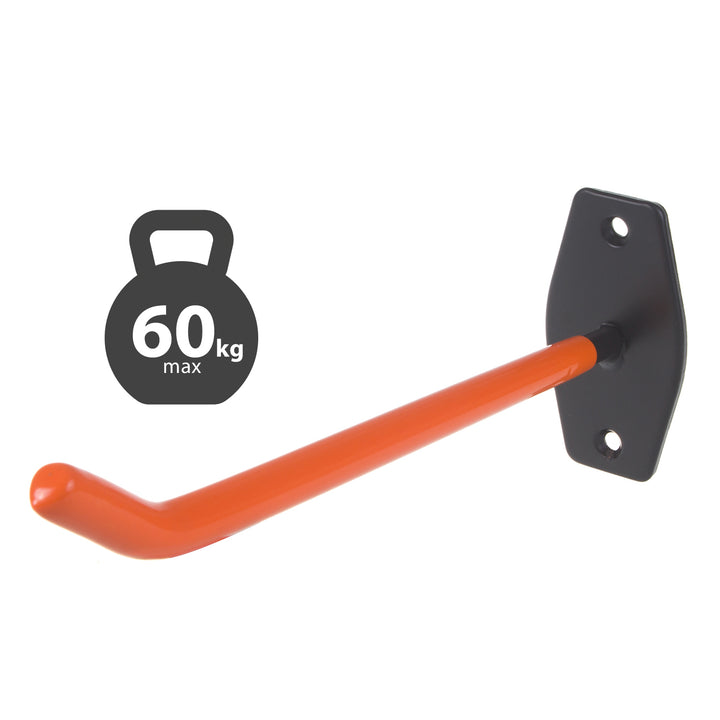 Maclean - Set van 4 stuks muurbeugels / Muurbevestiging - wandmontage - Bandenhouder -voor banden, wielen, ladder, fiets - max. belasting 60kg/1 beugel, MC-437