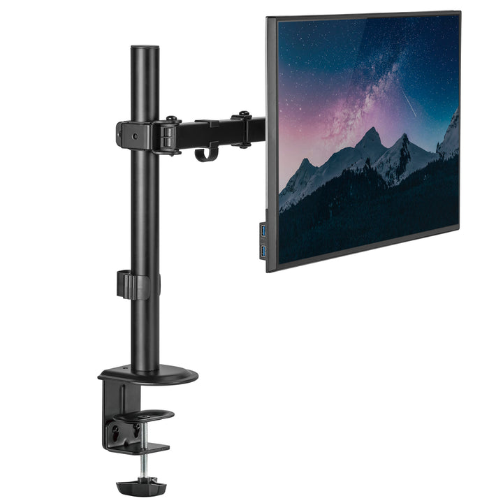 Maclean bureausteun voor LCD-monitor, 17-32", 9kg, VESA 75x75 en 100x100 dubbele arm, MC-753N