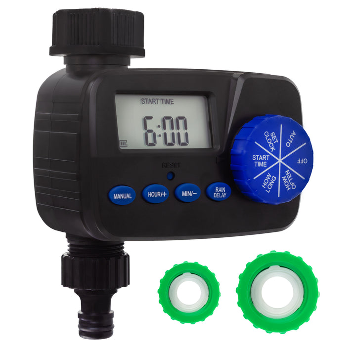 GreenBlue elektronische besproeiingscontroller, programmeerapparaat, voeding 2x1,5V AA, GB390