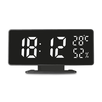 GreenBlue GB395 - Digitale Wekker met alarm en thermometer / hygrometer - klok - Zwart