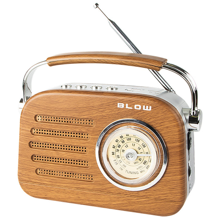 Draagbare analoge AM/FM Bluetooth-radio RA3 batterij en netvoeding Blow