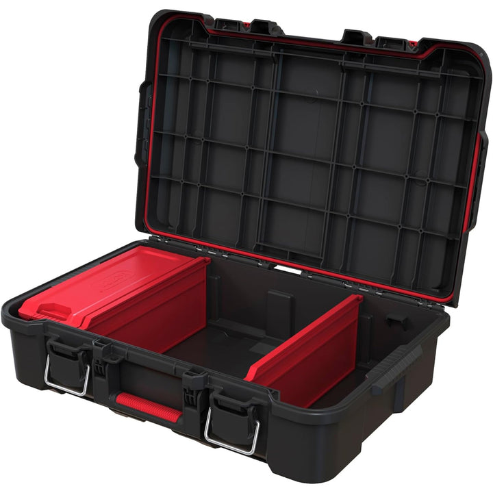 Keter gereedschapskoffer, uitneembare compartimenten, organizer, zwart, Stack'N'Roll 253382