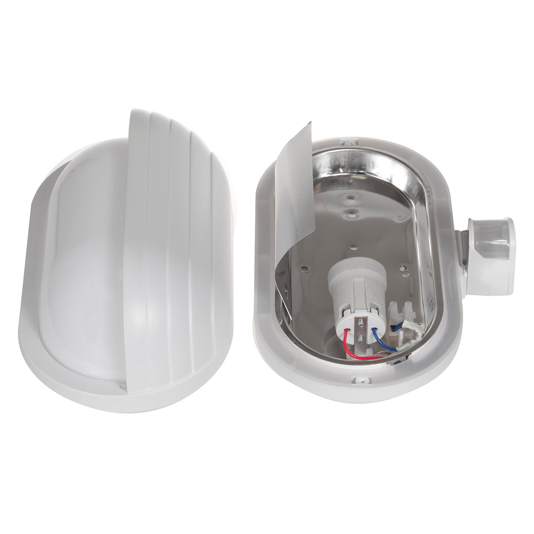 Maclean wandarmatuur, met PIR sensor, max. 60W, 180°, MCE33 W + LED 6W