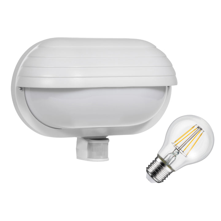 Maclean wandarmatuur, met PIR sensor, max. 60W, 180°, MCE33 W + LED 6W