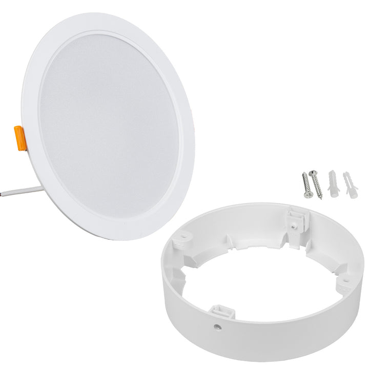 Maclean LED Plafondpaneel, SLIM inbouw, 18W, Neutraal Wit 4000K, 170*26mm, 1800 lm, MCE372 R + Opbouwadapter MCE377 R