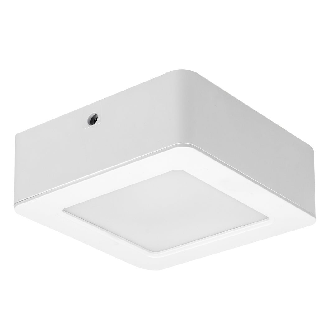 Maclean LED Plafondpaneel, SLIM inbouw, 9W, Neutraal Wit 4000K, 120*120*26mm, 900lm, MCE373 S + Opbouwadapter MCE378 S