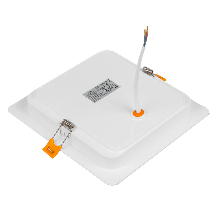 Maclean LED Plafondpaneel, SLIM inbouw, 18W, Neutraal Wit 4000K, 170*170*26mm, 1800lm, MCE374 S + Opbouwadapter MCE379 S