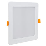 Maclean LED Plafondpaneel, SLIM inbouw, 18W, Neutraal Wit 4000K, 170*170*26mm, 1800lm, MCE374 S + Opbouwadapter MCE379 S