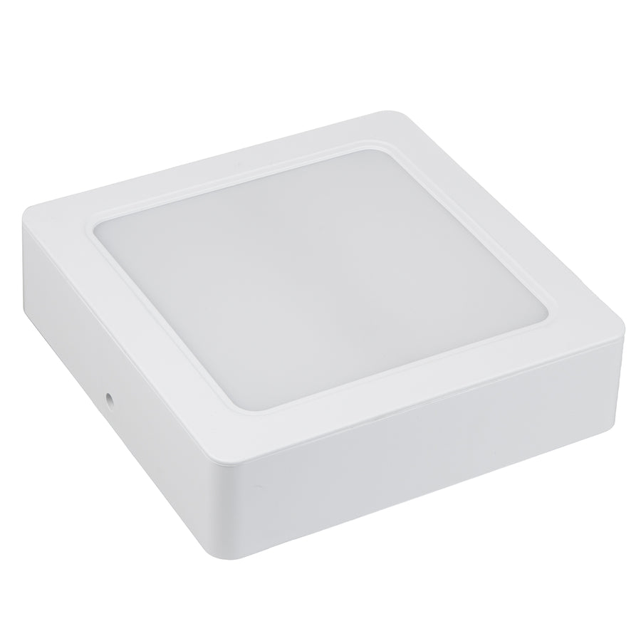 Maclean LED Plafondpaneel, SLIM inbouw, 18W, Neutraal Wit 4000K, 170*170*26mm, 1800lm, MCE374 S + Opbouwadapter MCE379 S