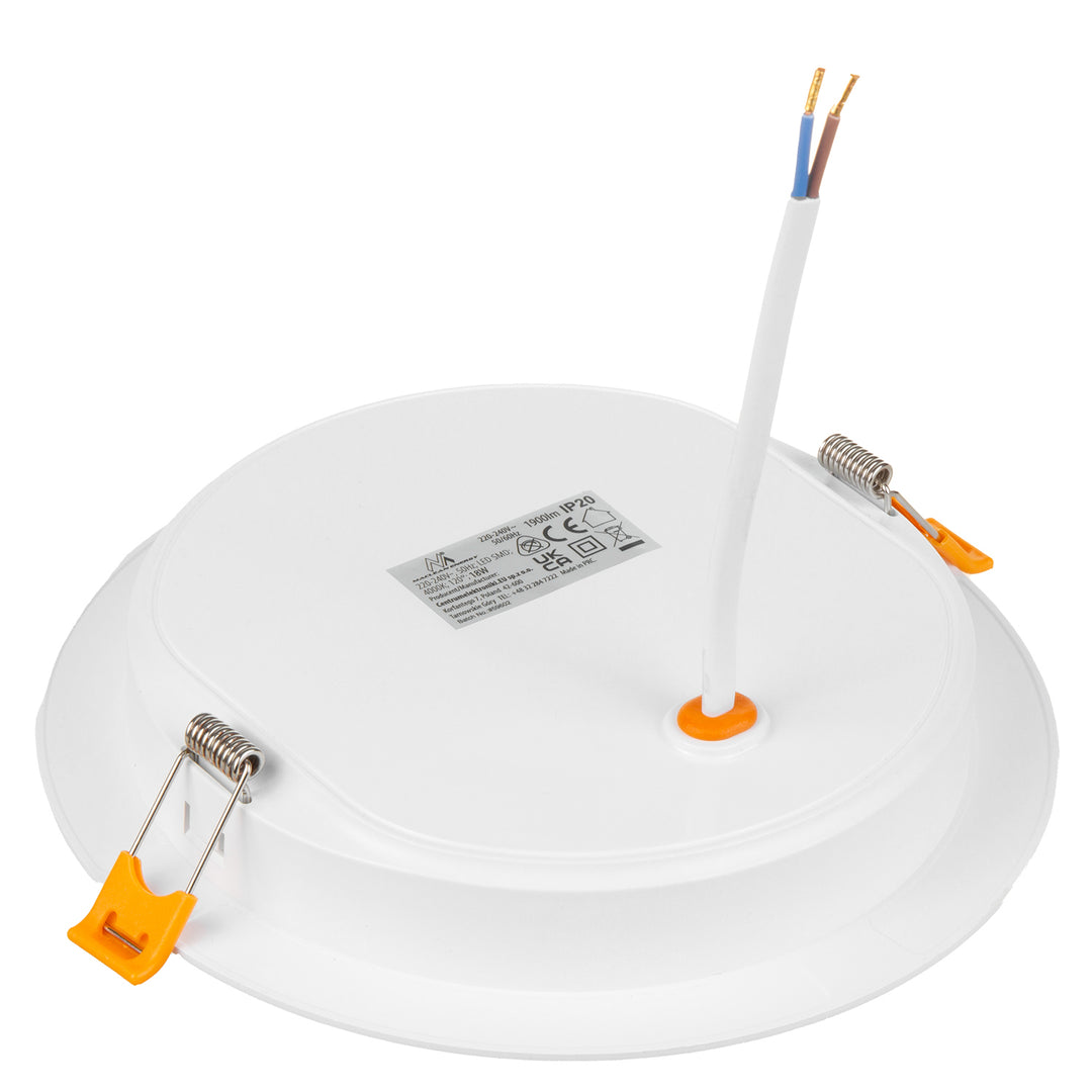 5x Maclean LED plafondpaneel, SLIM inbouw, 18W, Neutraal Wit 4000K, 170*26mm, 1800 lm, MCE372 R + opbouwadapter MCE377 R