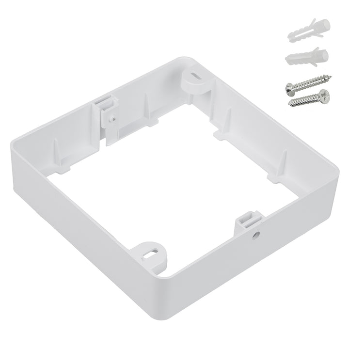 5x Maclean LED plafondpaneel, SLIM inbouw, 18W, Neutraal Wit 4000K, 170*170*26mm, 1800lm, MCE374 S + opbouwadapter MCE379 S