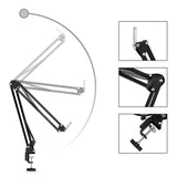 Media-Tech condensatormicrofoon, verstelbaar statief, accessoires, MT397K