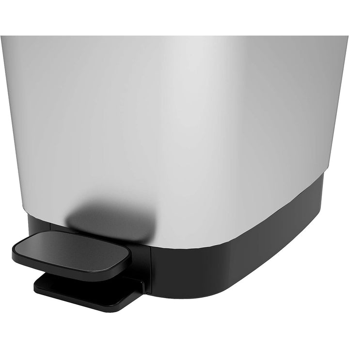 Kis-afvalemmer, met pedaal, rubberen afdichting, gemetalliseerd, 30 liter, Chic