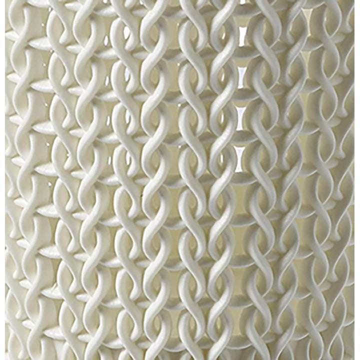 Curver wasmand, opengewerkt ontwerp, 2 handgrepen, 57l, crème, Knit
