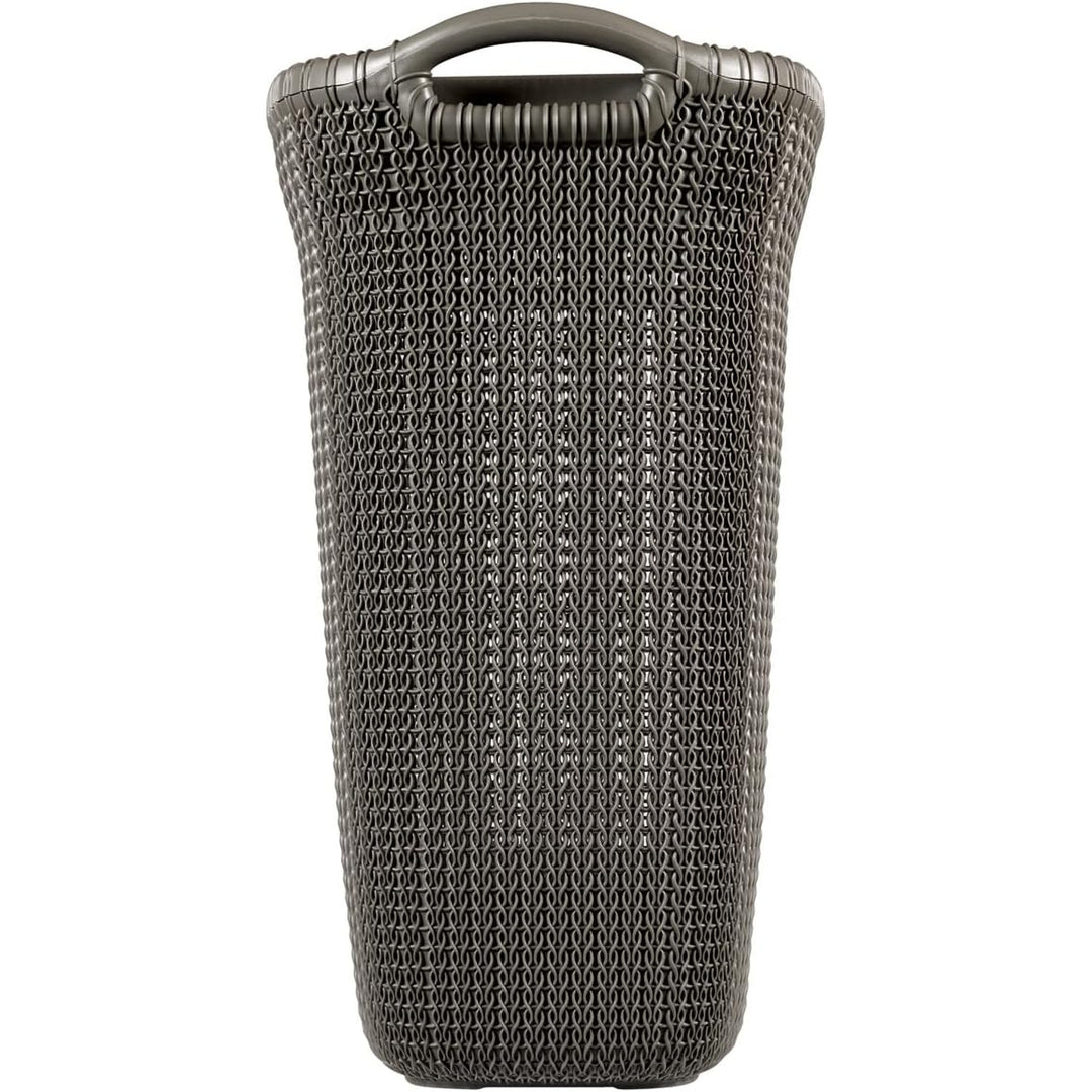 Curver wasmand, opengewerkte constructie, 2 hengsels, 57l, bruin, Knit