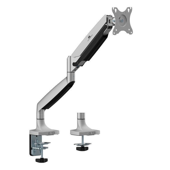 Maclean monitorsteun, dubbele arm, met gasveer, 17"-45", 16 kg, MC-969