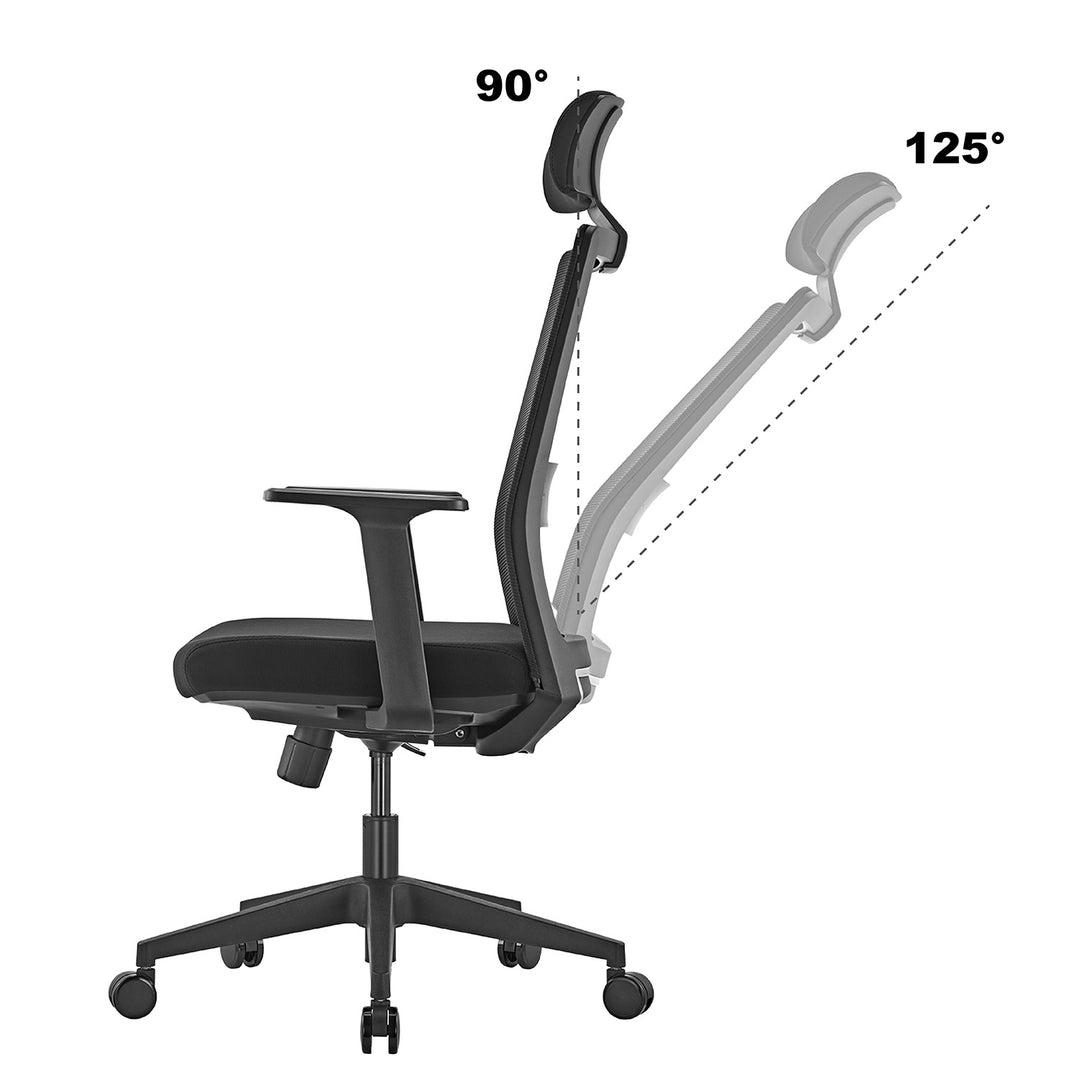 Ergonomische bureaustoel met hoge rug Ergo Office, max 150kg, ER-425