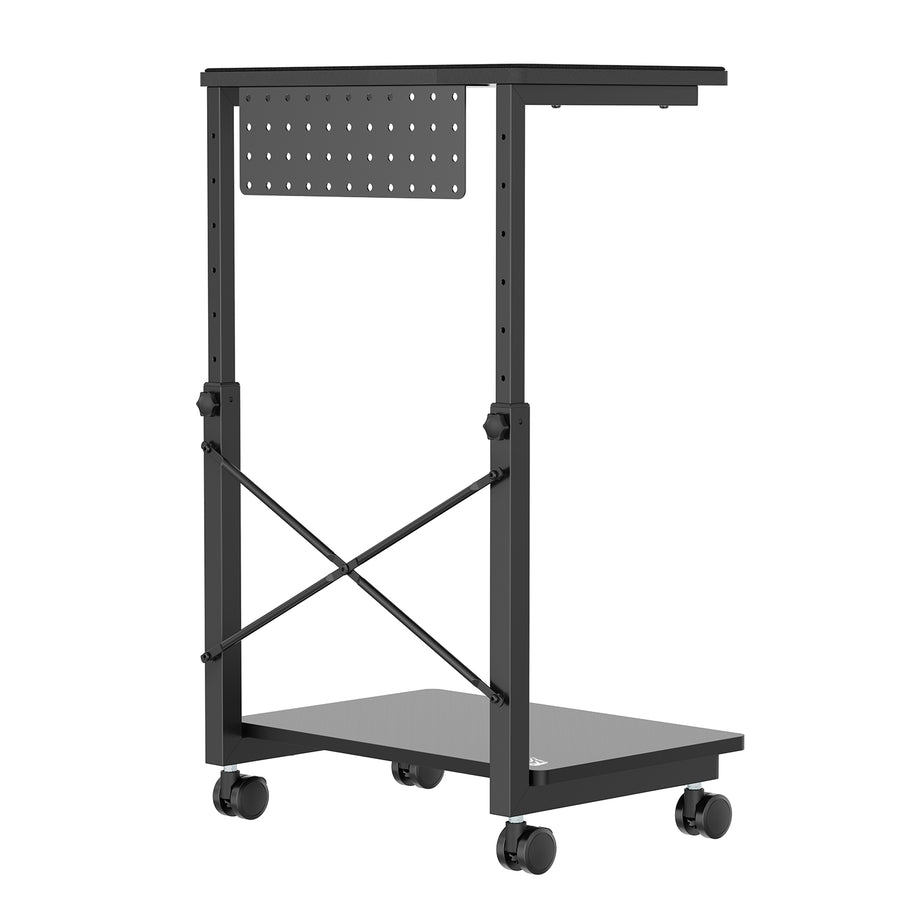 CPU computer trolley met NanoRS legbord, max. 80kg, 550~850mm in hoogte verstelbaar, RS430