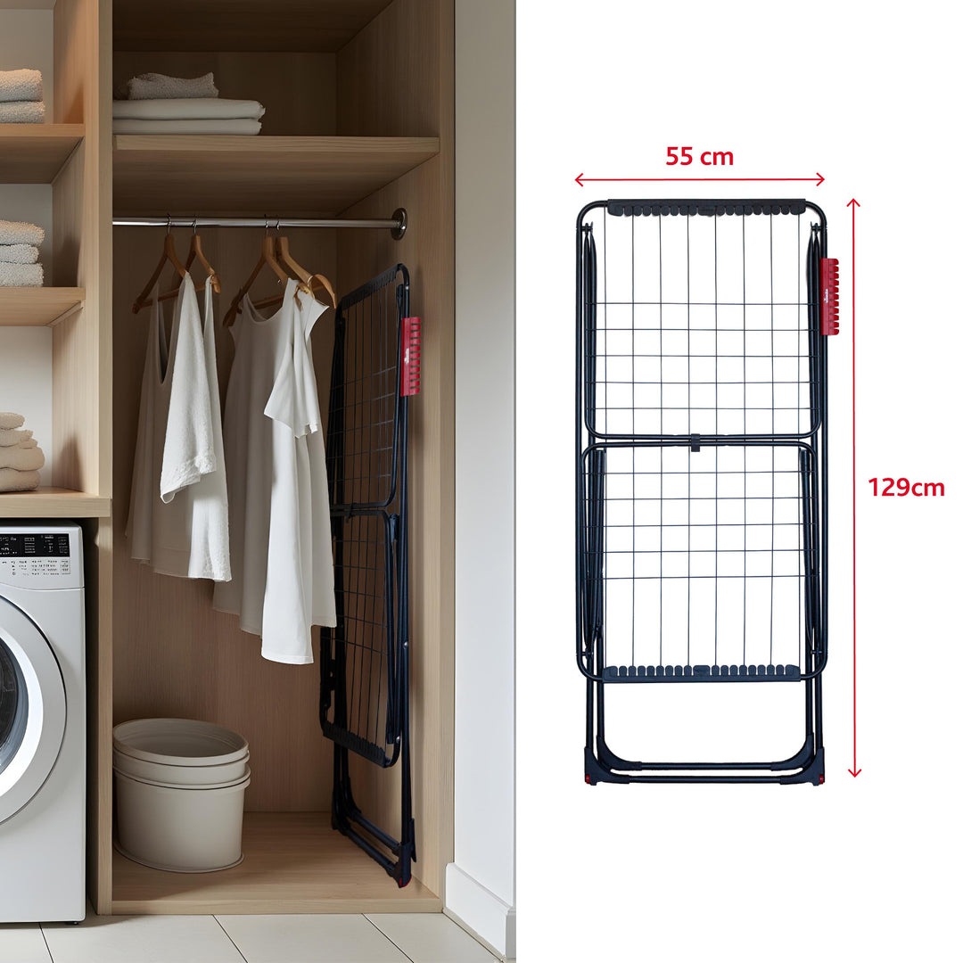 Vileda wasdroger, droogoppervlak 18m, zwart, Universal Ultimate