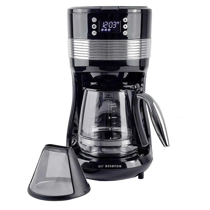 Air Essence, 1.4 L, zwart, Aroma Overloop-koffiemachine
