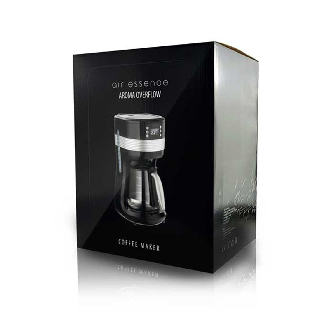 Air Essence, 1.4 L, zwart, Aroma Overloop-koffiemachine