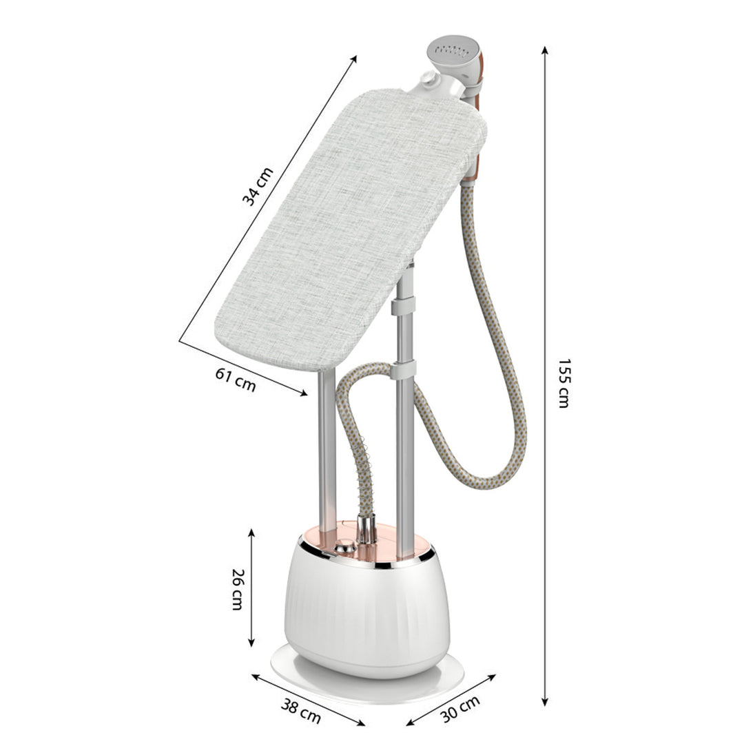 Air Essence ClothCare Pro -  Staande Kledingstomer - waterreservoir: 1.6l - Stoomstroomsnelheid: 40 g/min - Wit