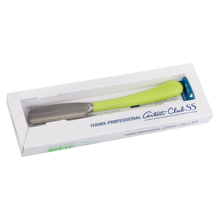 Scheermes met veer, scheermesje, Japanse stijl, Professional Artist Club Lime