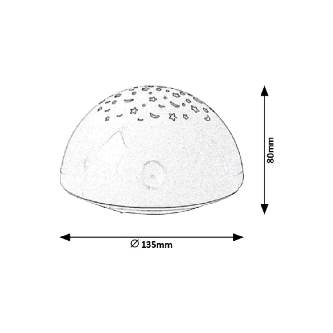 Rabalux lamp, decoratief, met uitsteeksels, 0.5W, Lina