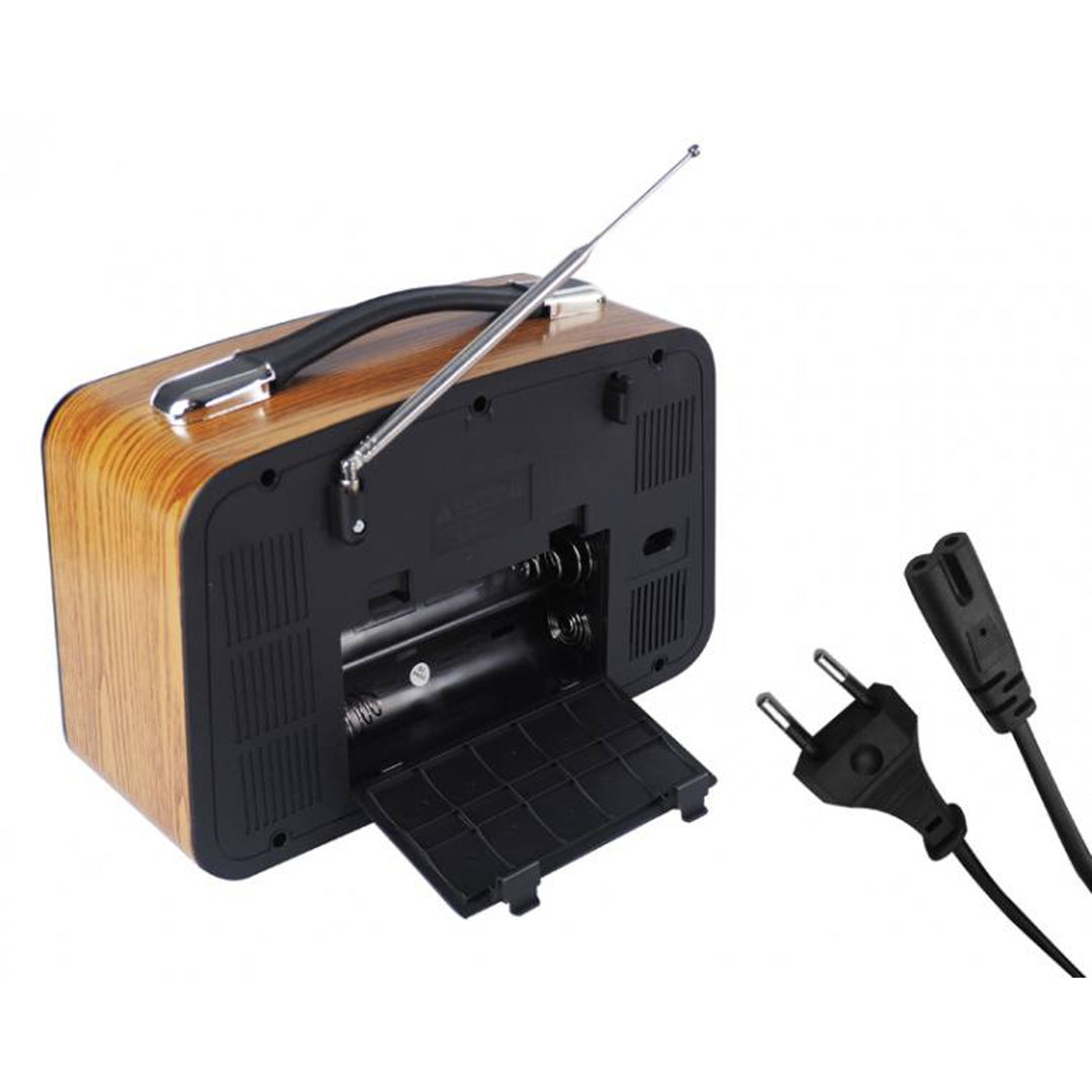 LTC draagbare radio, telescopische antenne, Bluetooth, FM/AM/SW, Olza Retro