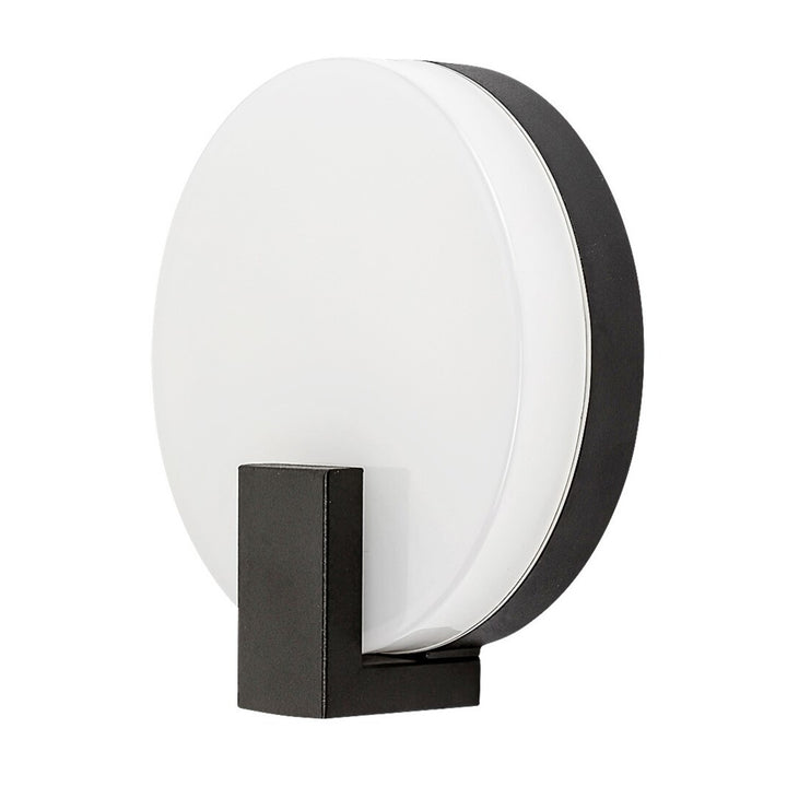 Rabalux wandlamp, buiten, rond, IP44, 10W, zwart, Cyprus
