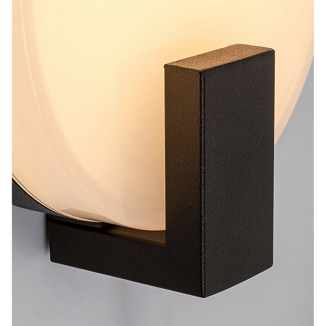 Rabalux wandlamp, buiten, rond, IP44, 10W, zwart, Cyprus