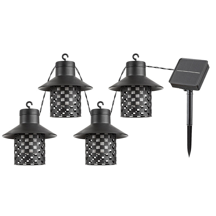 Rabalux solarlampen, 4 armaturen, buiten, IP44, zwart, Ximpu