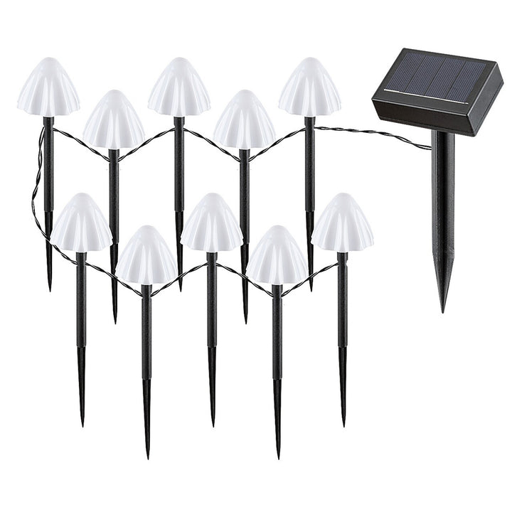 Rabalux solarlampen, 10 armaturen, LED, IP44, paddestoelvormige kap, Skadar