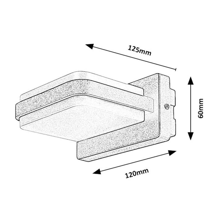 Rabalux lamp, buiten, wandmontage, IP44, LED, 12W, Gendt