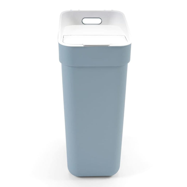 Curver afvalbak, voor recycling, 30 liter, grijs-blauw, Klaar om in te zamelen