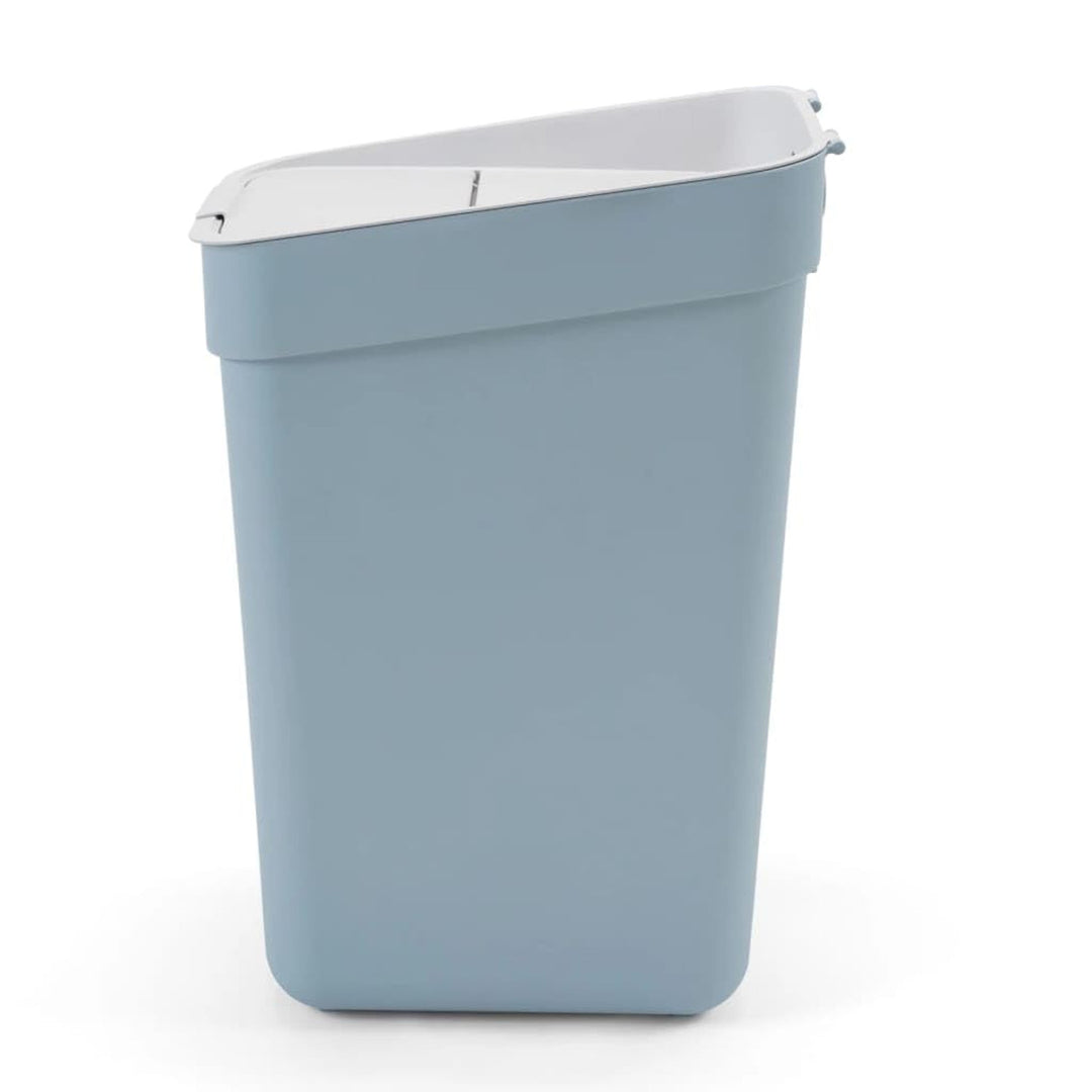 Curver afvalbak, voor recycling, 30 liter, grijs-blauw, Klaar om in te zamelen