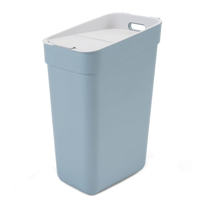 Curver afvalbak, voor recycling, 30 liter, grijs-blauw, Klaar om in te zamelen