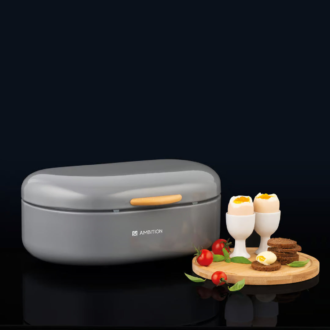 Ambition broodbrood, staal, met houten handvat, grijs, 35 cm, Olivier