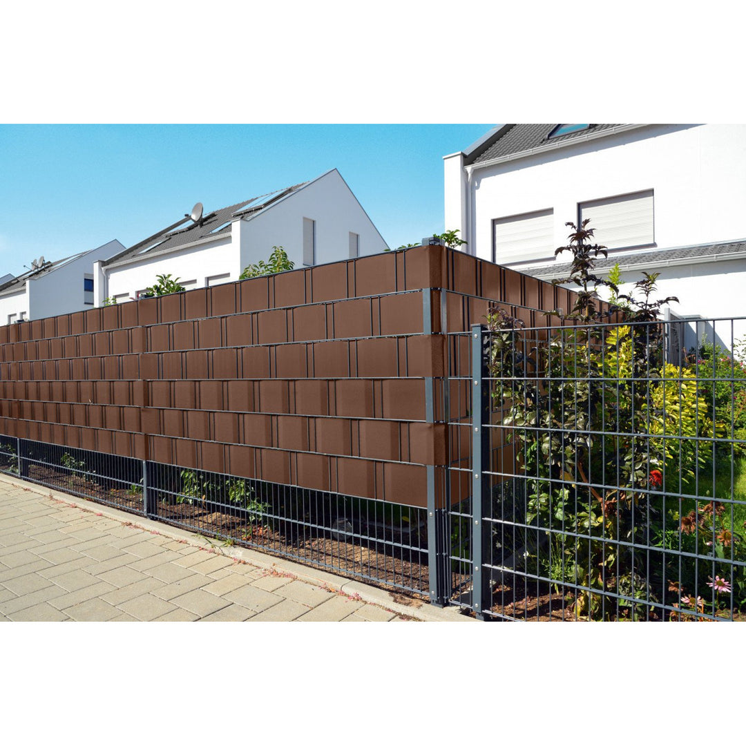Cellfast afrasteringsband, UV-bestendig, 20 clips, 35m, bruin, 30-082