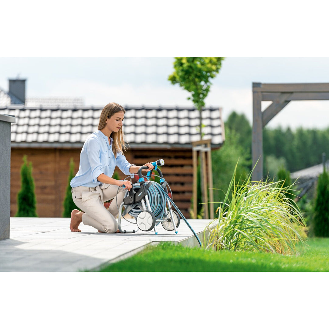 Cellfast tuinset, trolley, 20m 3/4 slang, sproeier, hulpstukken, EXPLORER