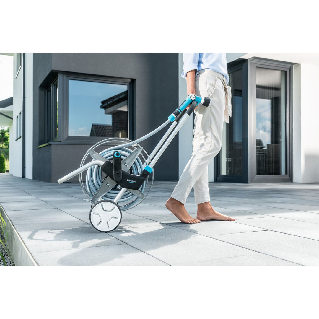 Cellfast tuinset, trolley, 20m 3/4 slang, sproeier, hulpstukken, EXPLORER
