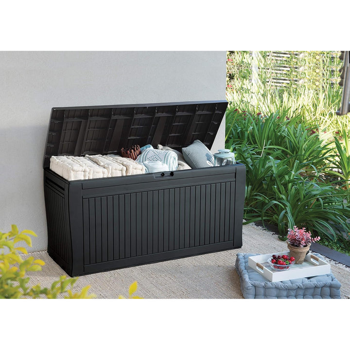 Tuinkist, grafiet, 270l, Comfy Opbergbox