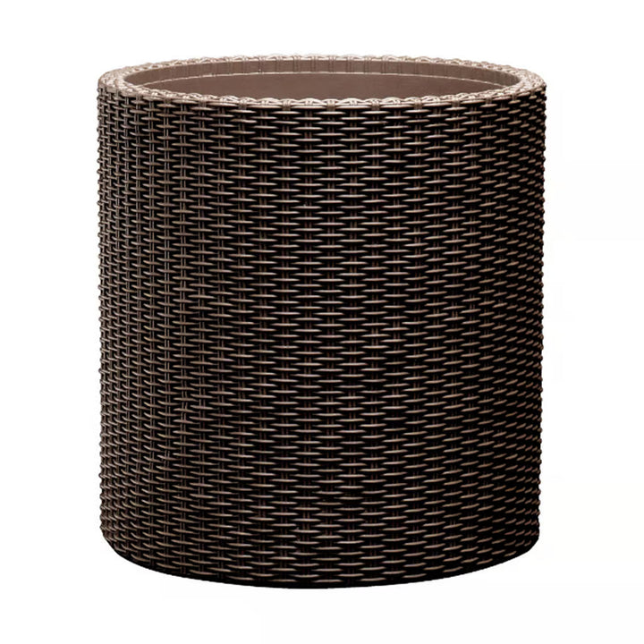 Keter bloempot, rond, diameter 36 cm, brons, Cilinder Plantenbak M